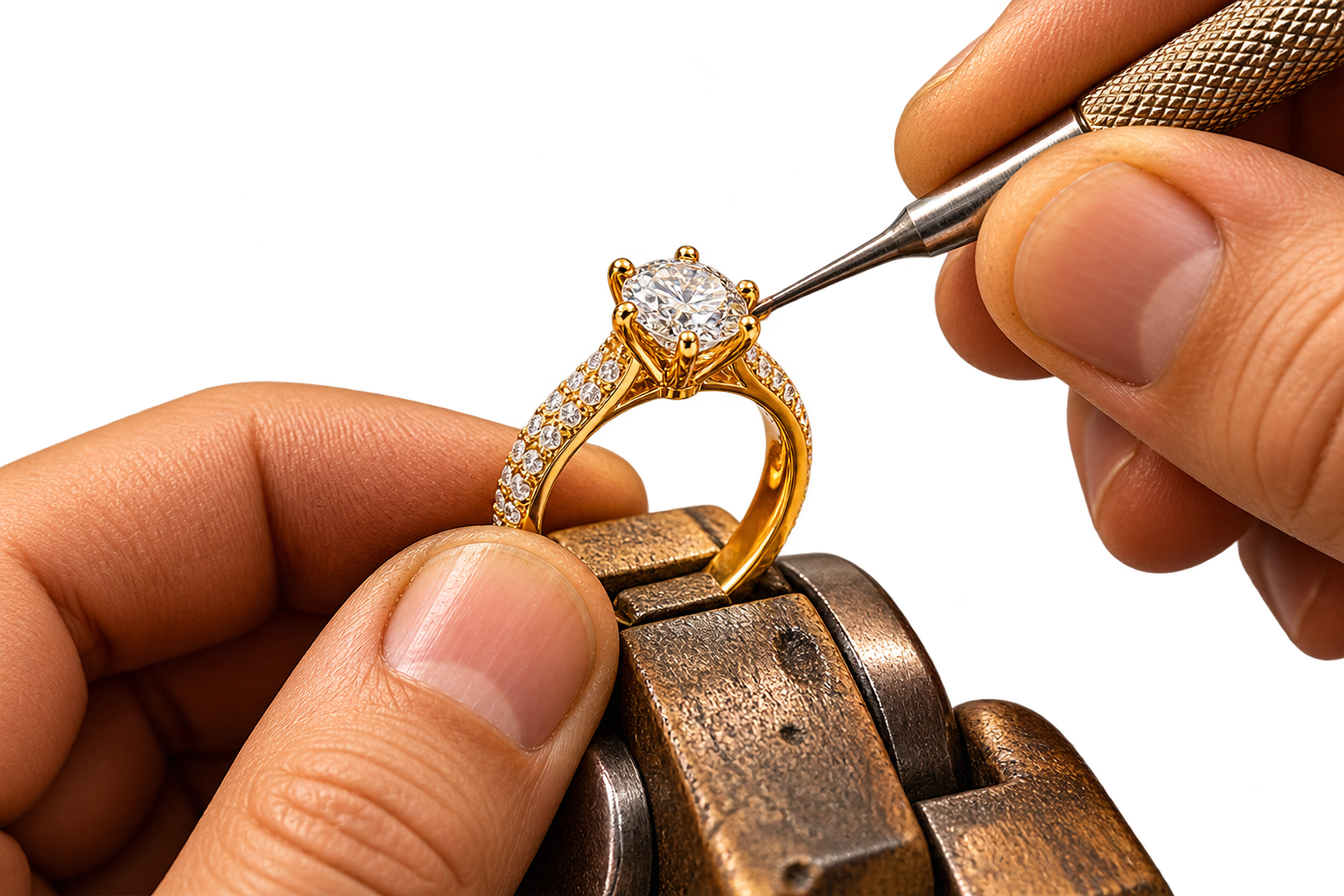 Handcrafted jewelry made from scratch