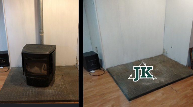 Wood stove removal Grand Rapids