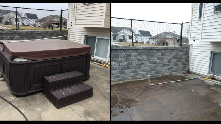 Hot tub removal Grand Rapids