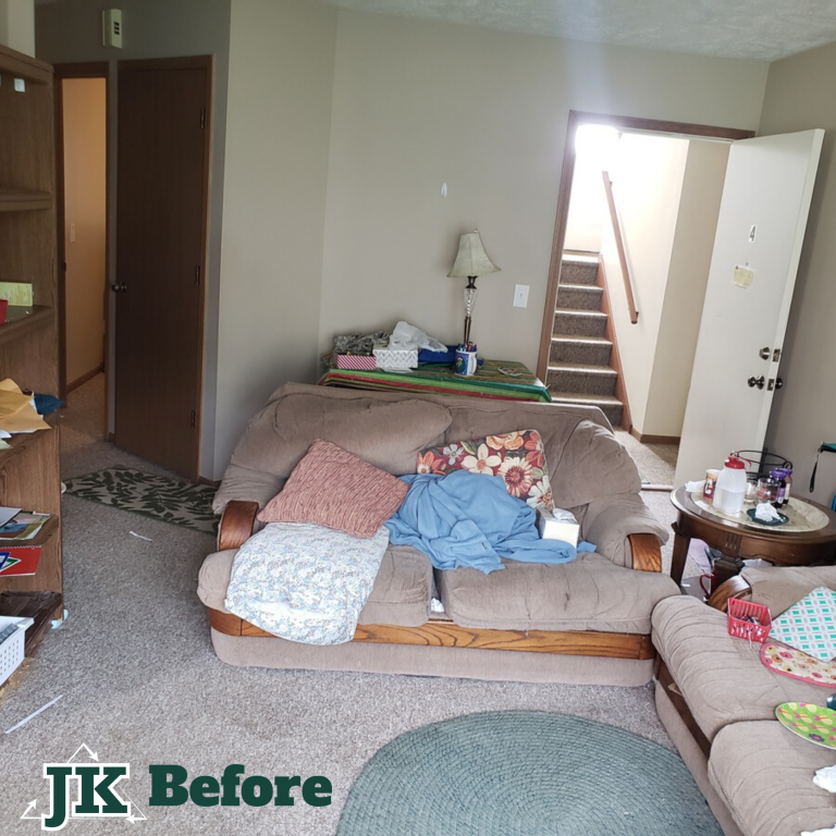 Carpet Removal Before and After