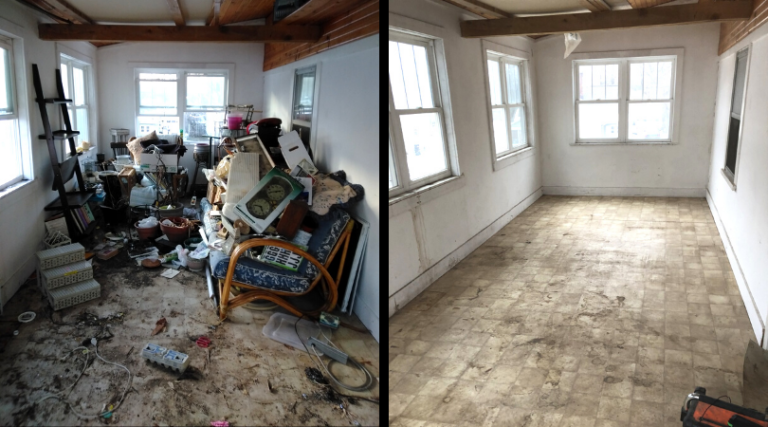 Room Clean Out Before and After