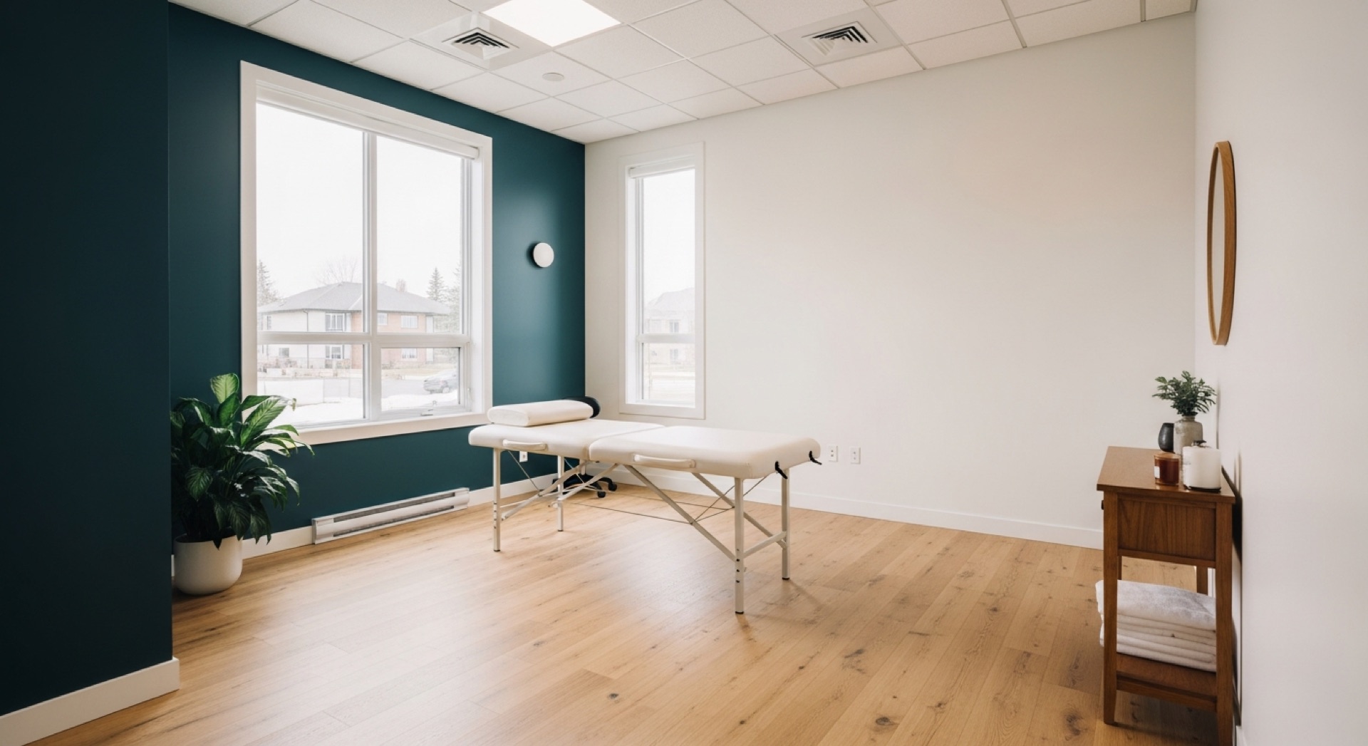 Thrive Physiotherapy clinic interior, Edmonton