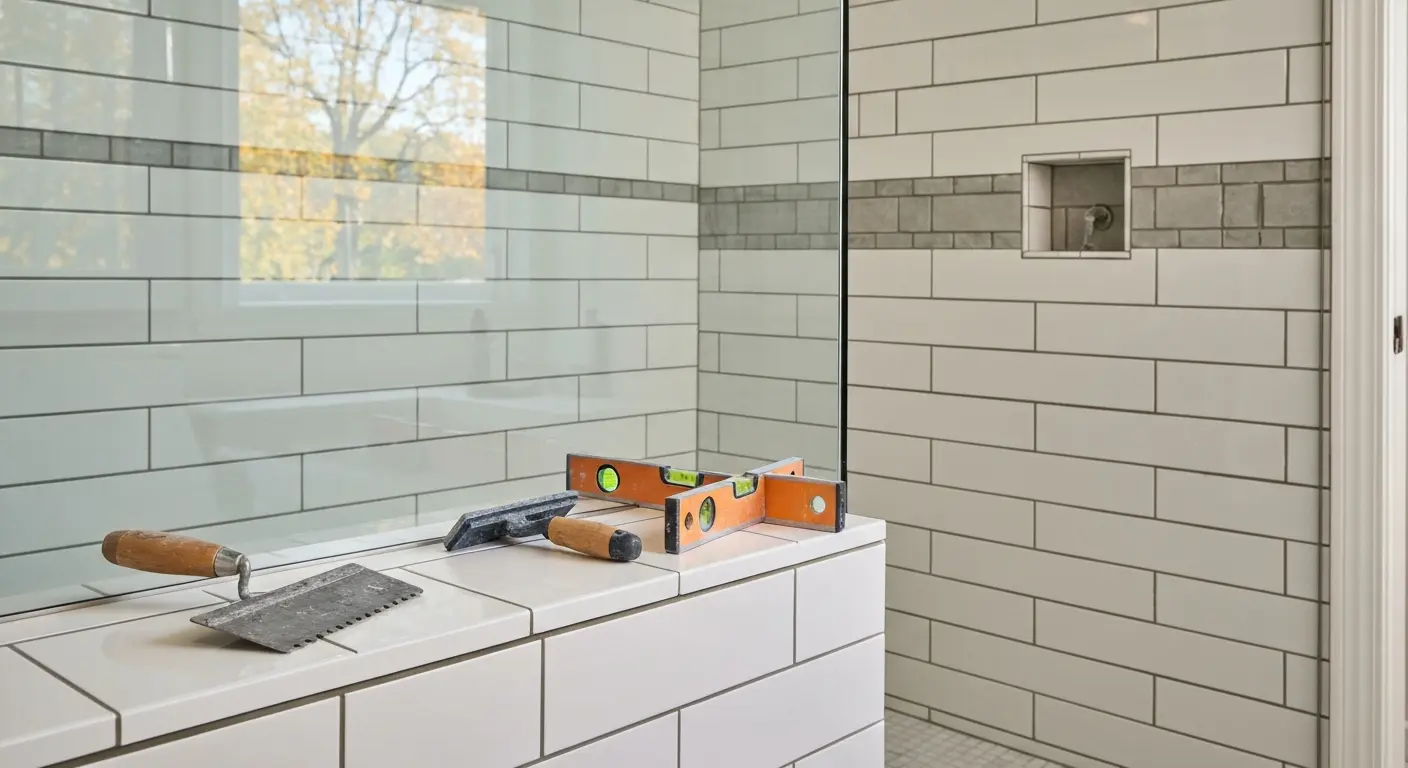 Tile and shower installation