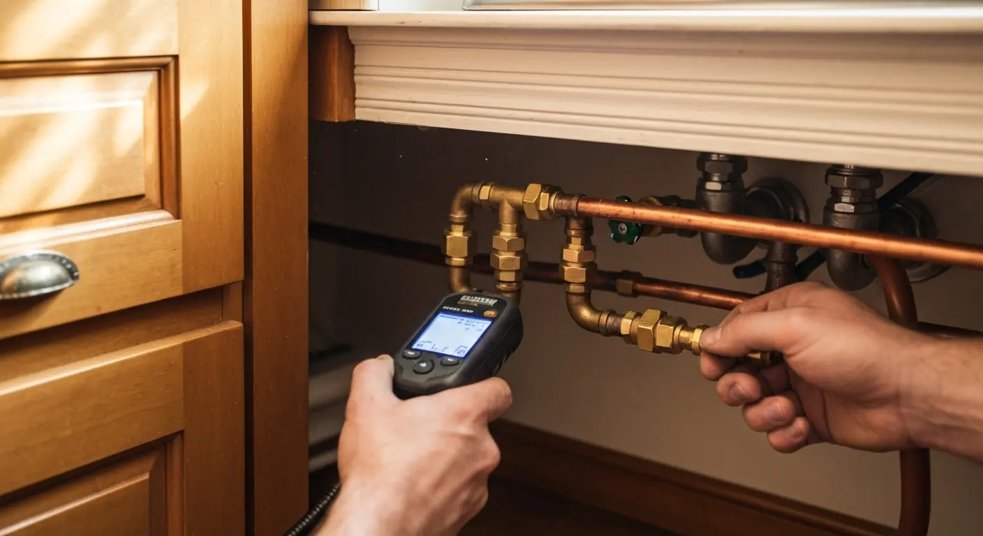 Gas leak detection and repair
