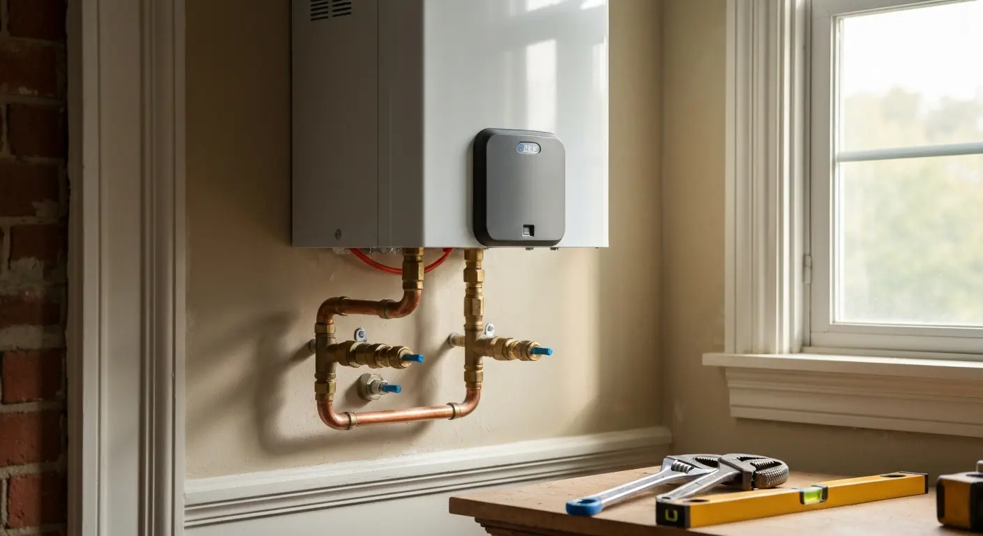 Tankless water heater system