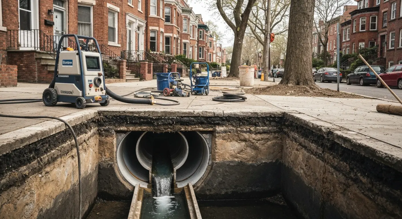 Drainage and sewer service