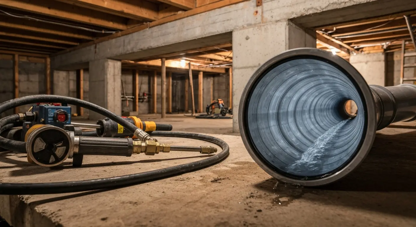 Drainage cleaning service
