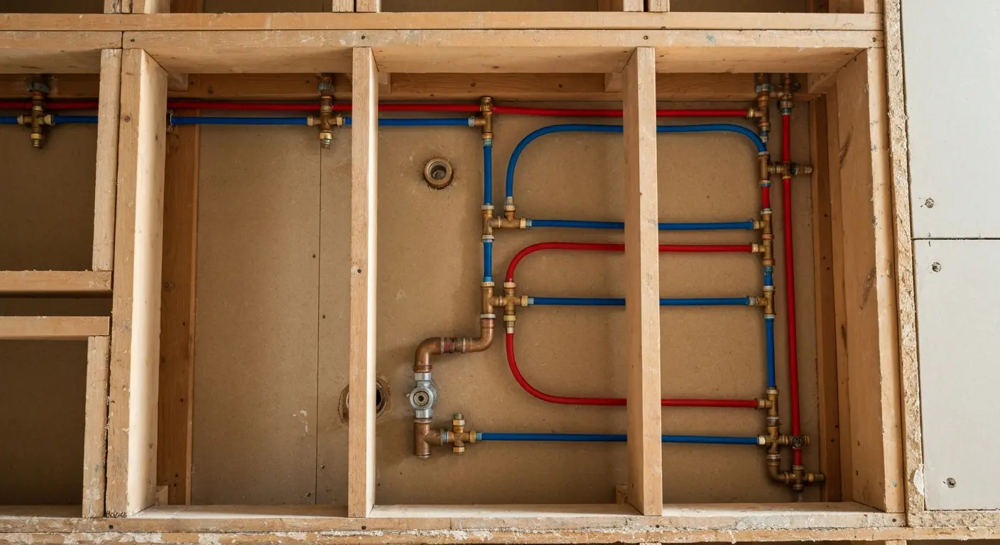 Plumbing rough-in