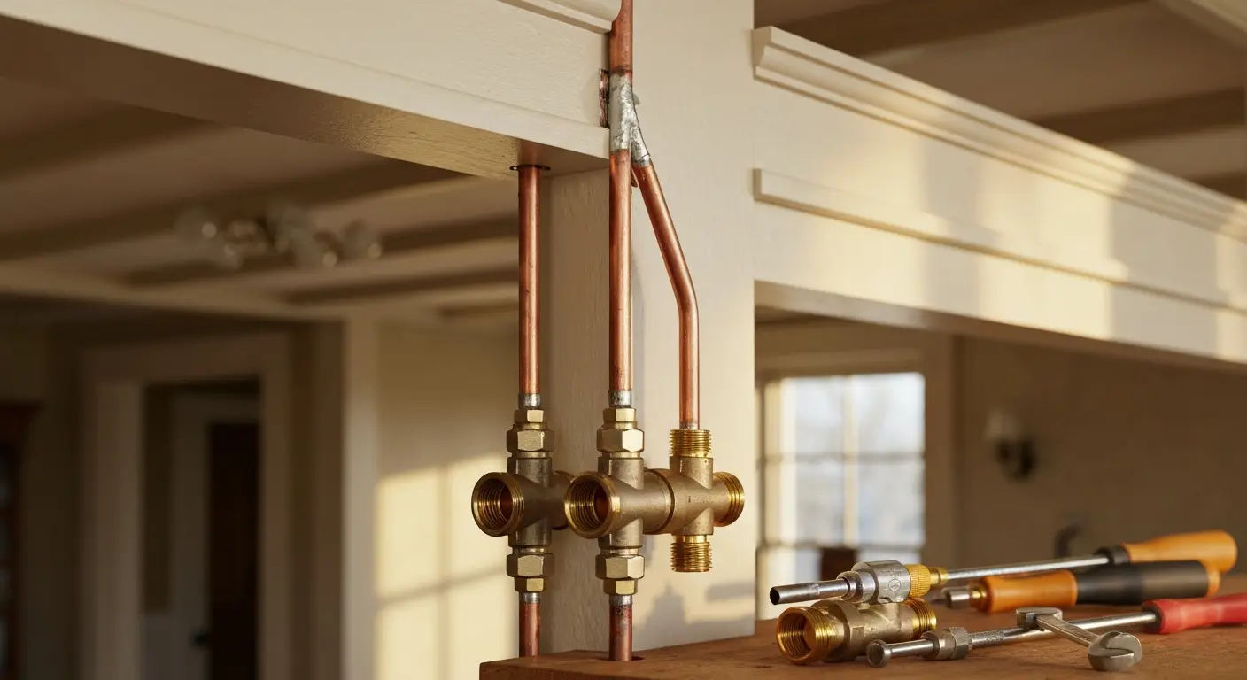 Residential plumbing repair