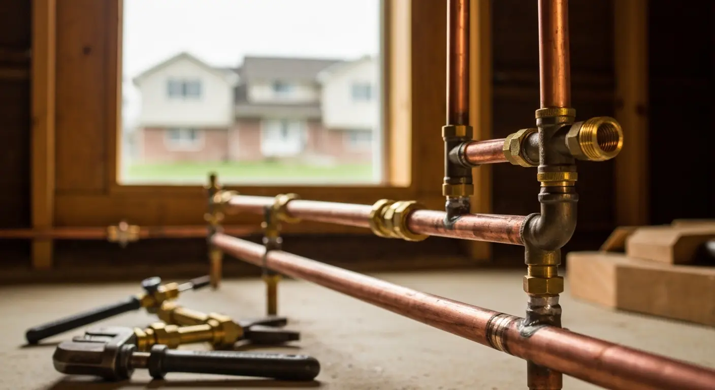 Residential plumbing repair