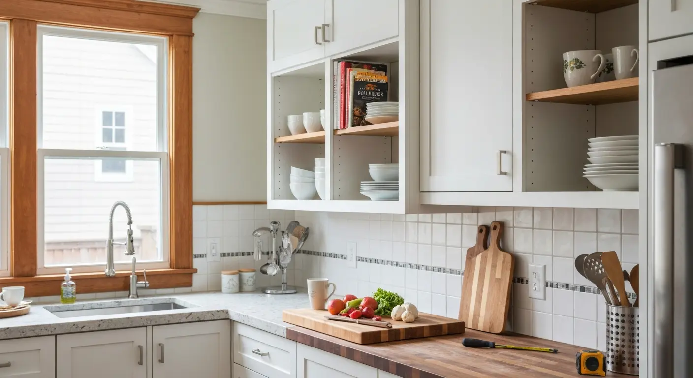 Cabinet and countertop options
