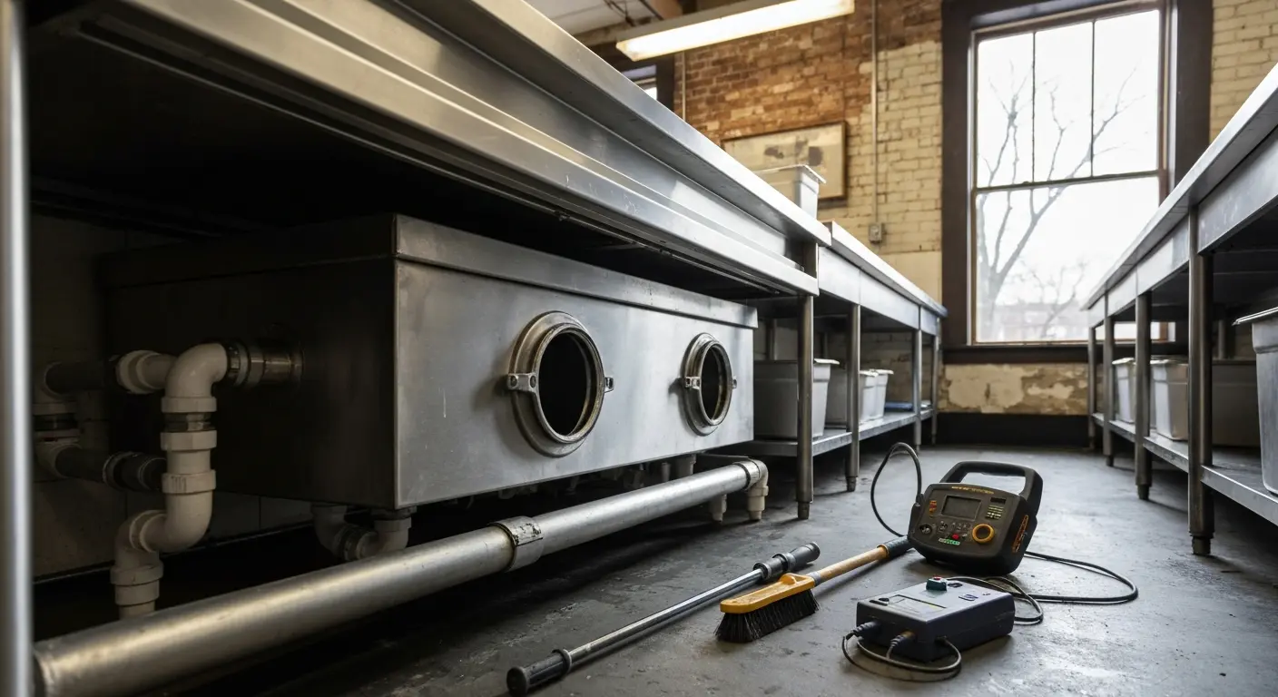 Grease trap service
