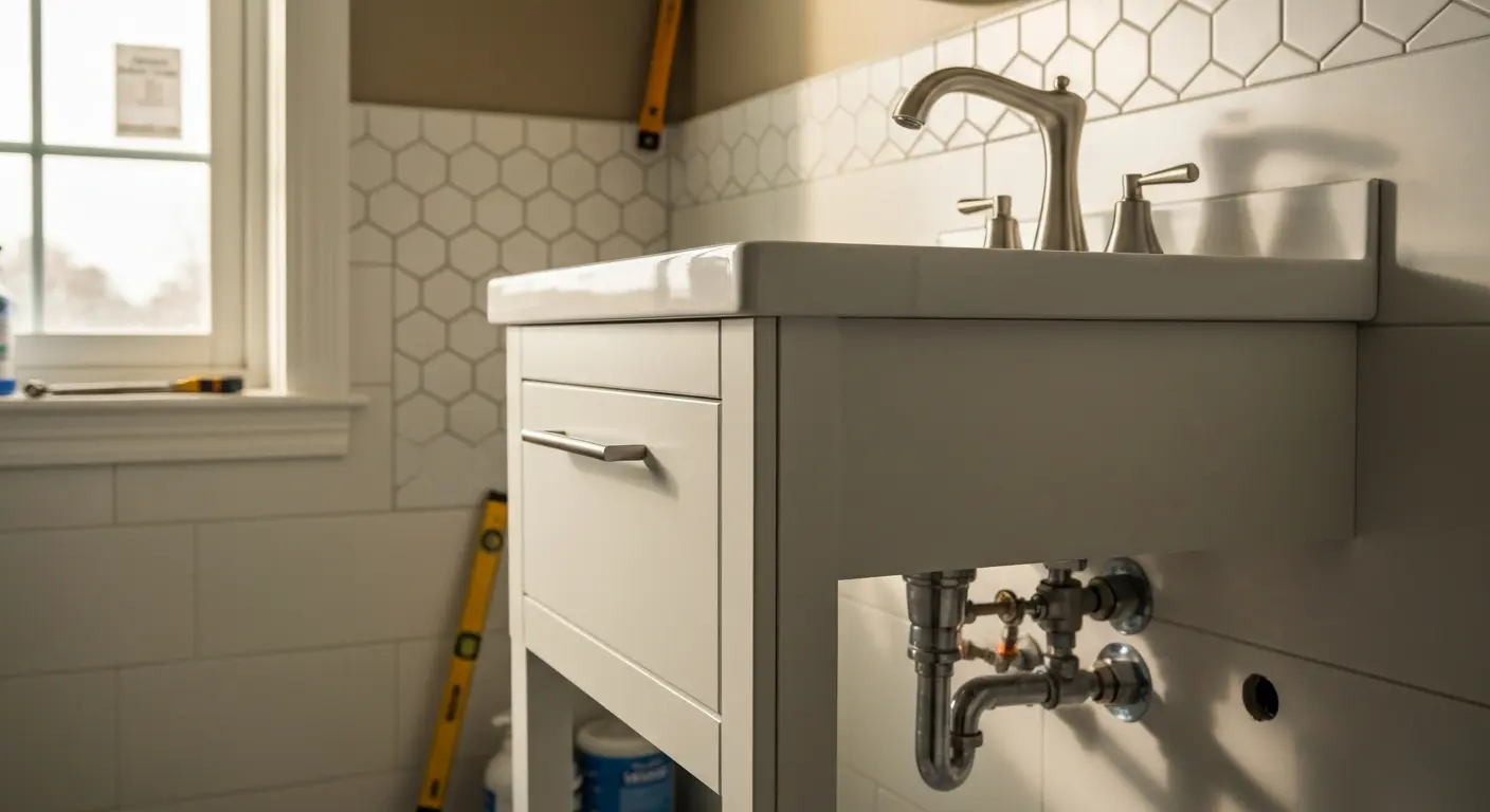 Bathroom fixture upgrade