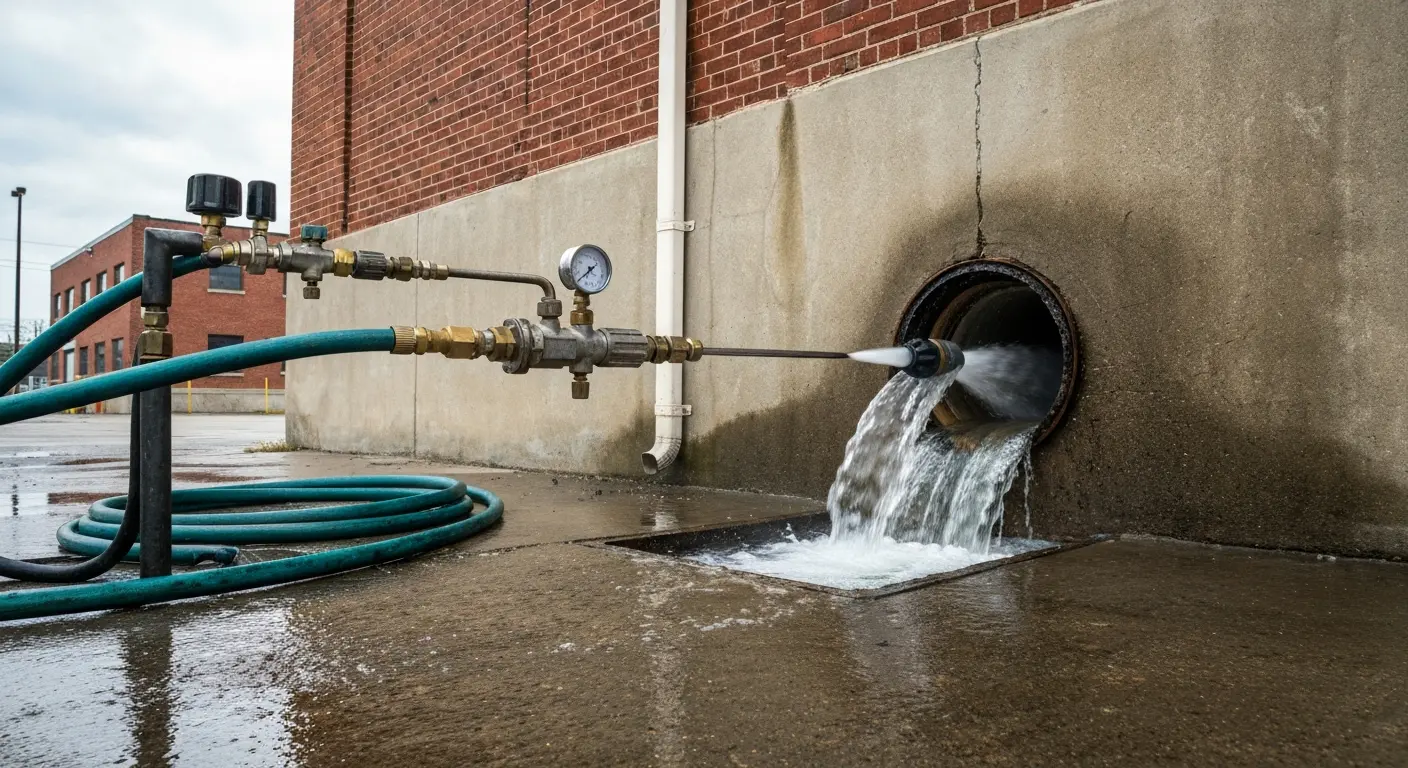 Hydro jetting service