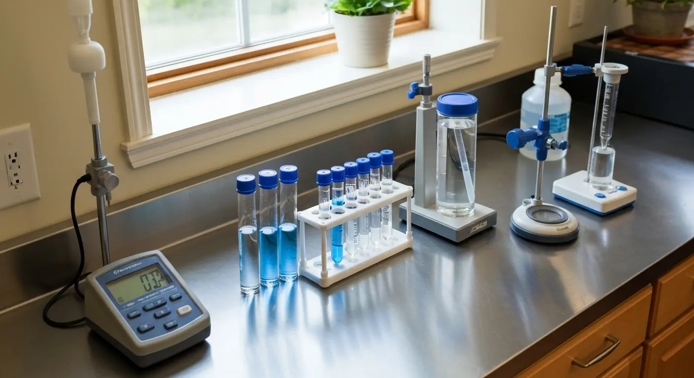 Water quality testing lab analysis