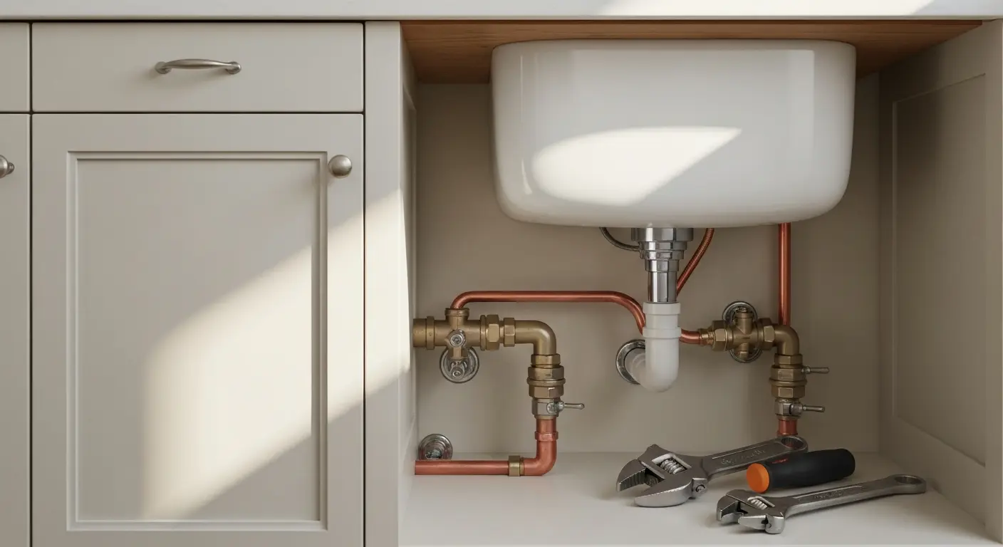 Residential plumbing repair