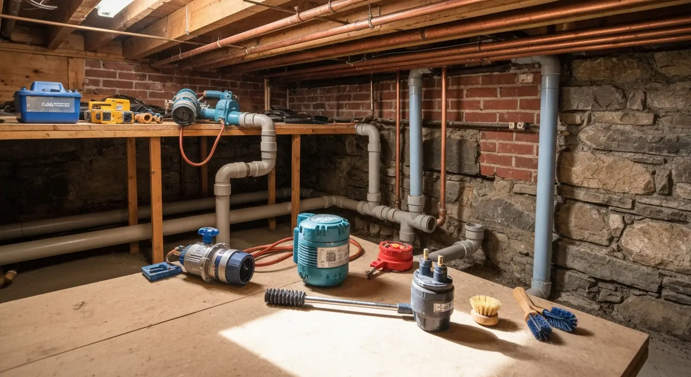 Residential plumbing service