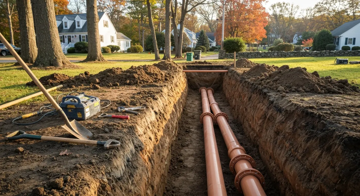 Sewer line replacement