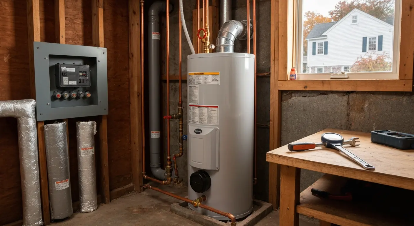 Water heater repair work