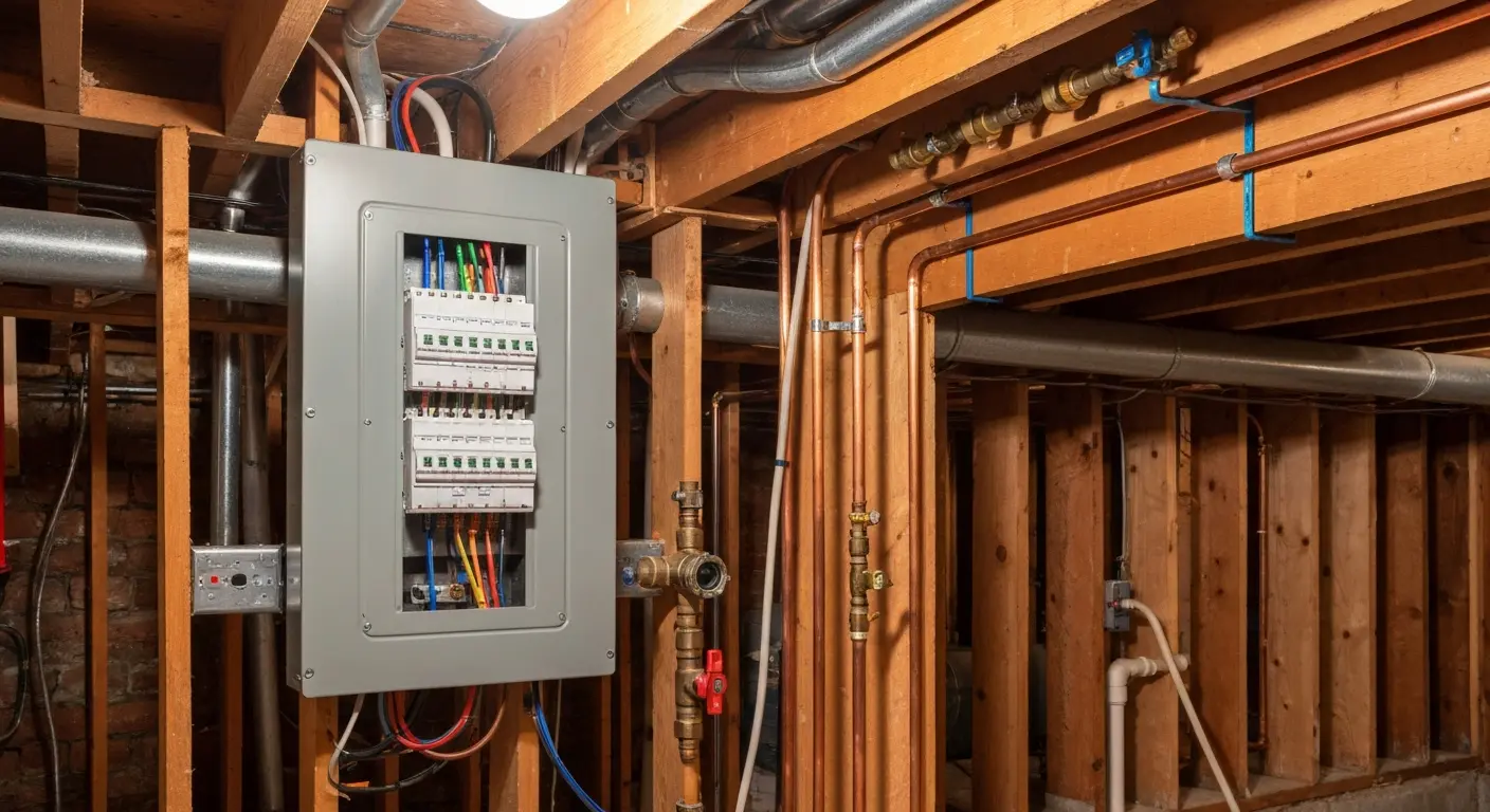 Plumbing and electrical upgrades