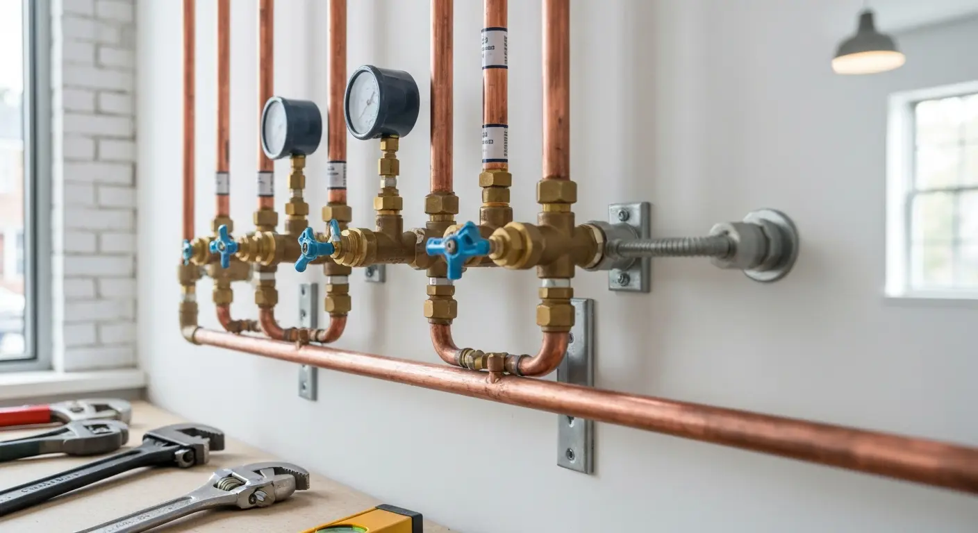 Commercial plumbing work