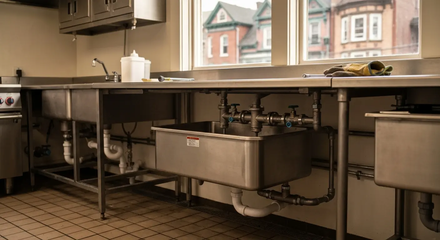 Grease trap installation service