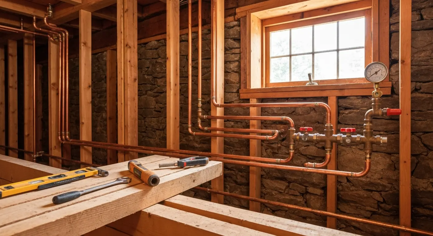 Residential plumbing service in Tolland