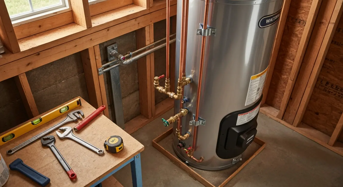 Water heater installation