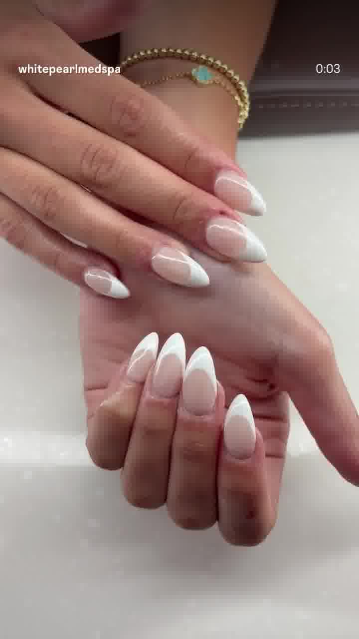 Nail work at White Pearl nail lounge