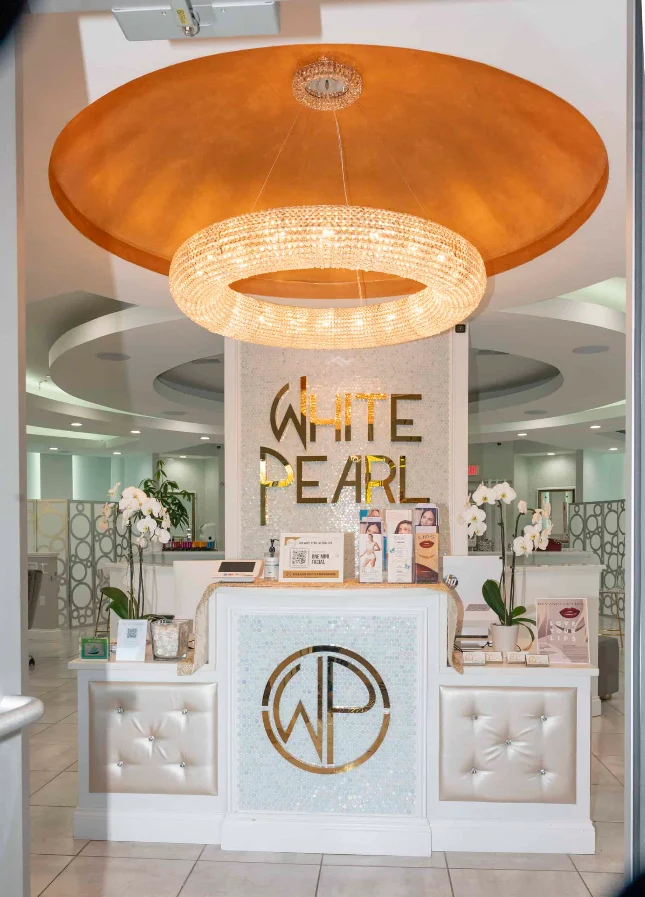 Nail work at White Pearl nail lounge