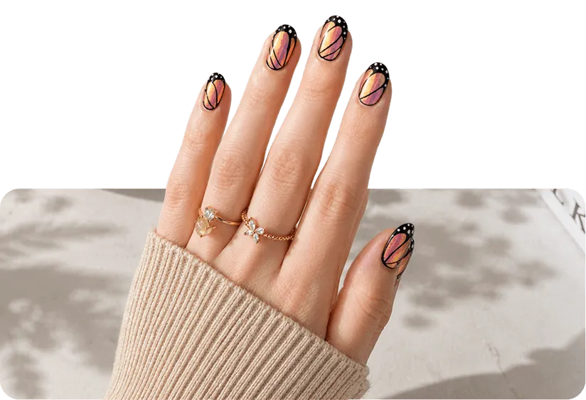 Nail work at White Pearl nail lounge
