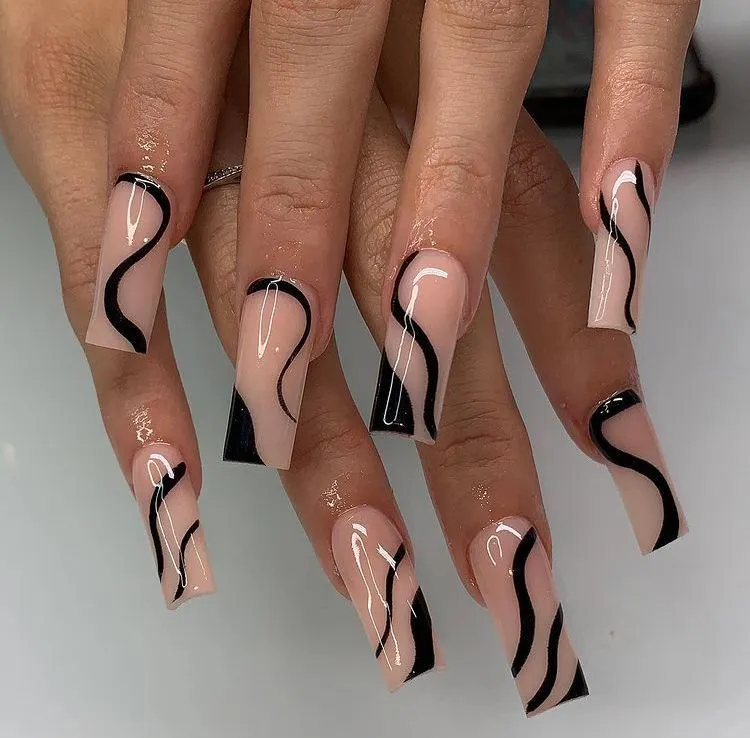 Nail work at White Pearl nail lounge