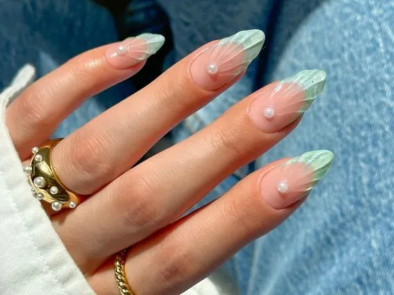 Nail work at White Pearl nail lounge