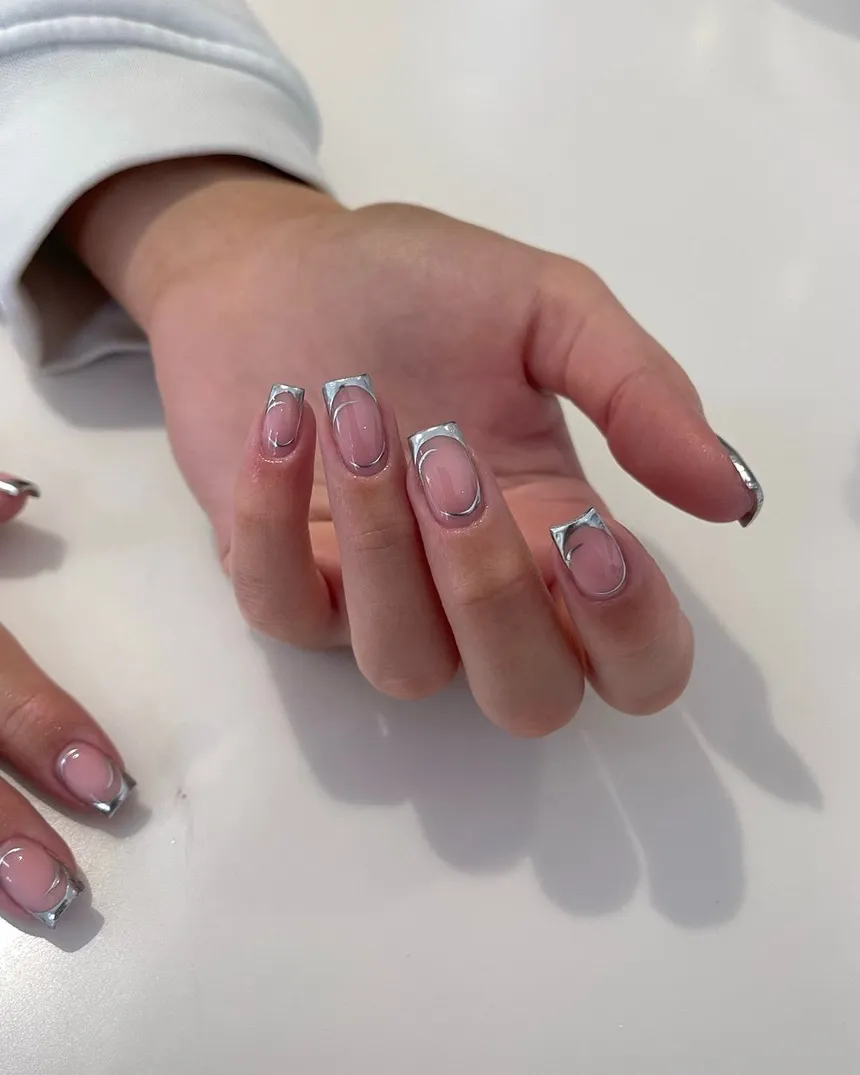 Nail work at White Pearl nail lounge