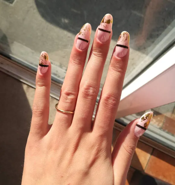 Nail work at White Pearl nail lounge