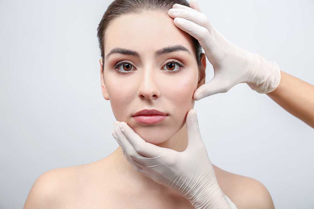 Facial areas commonly treated with Botox