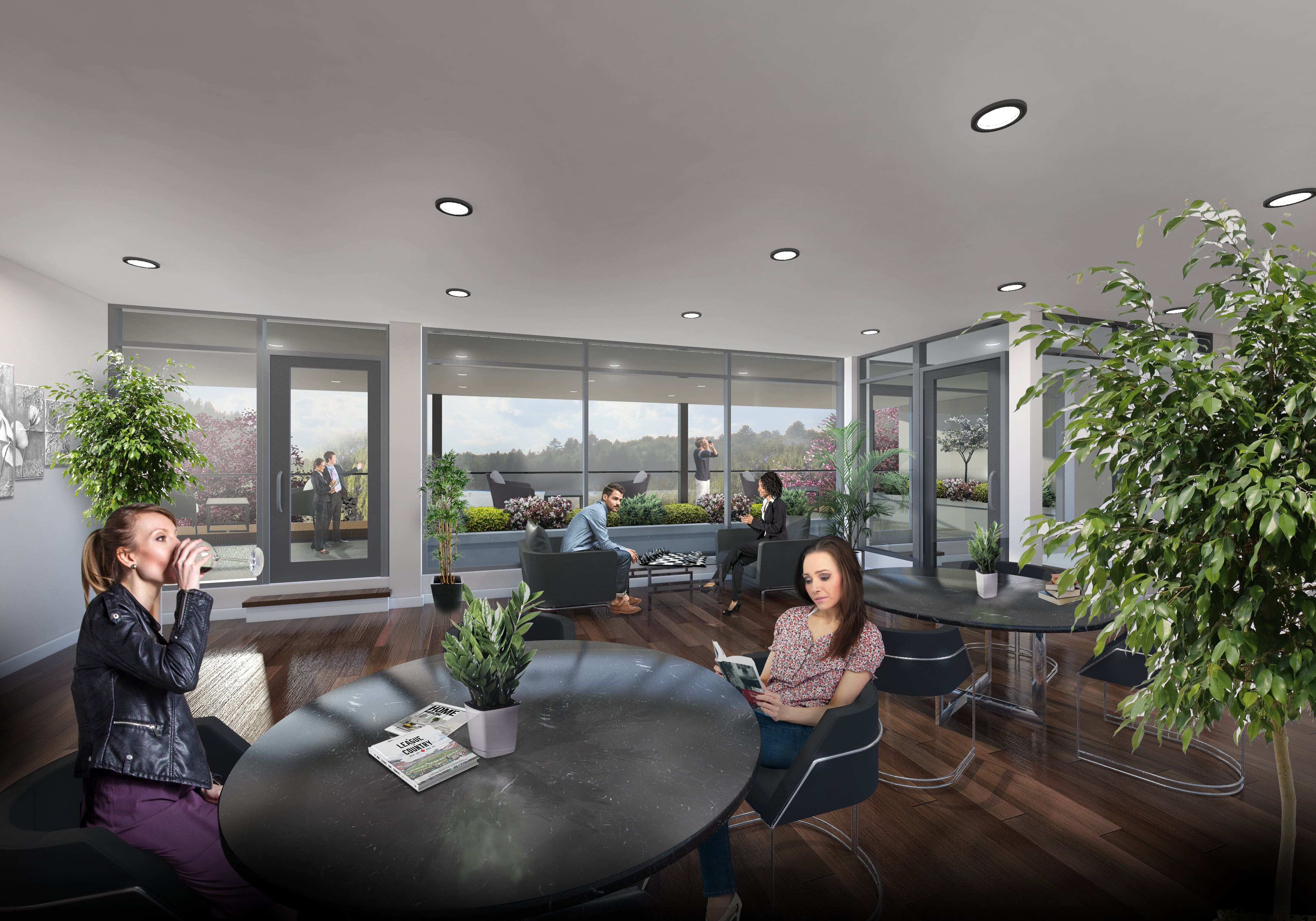 Upper Vista Welland resident lounge