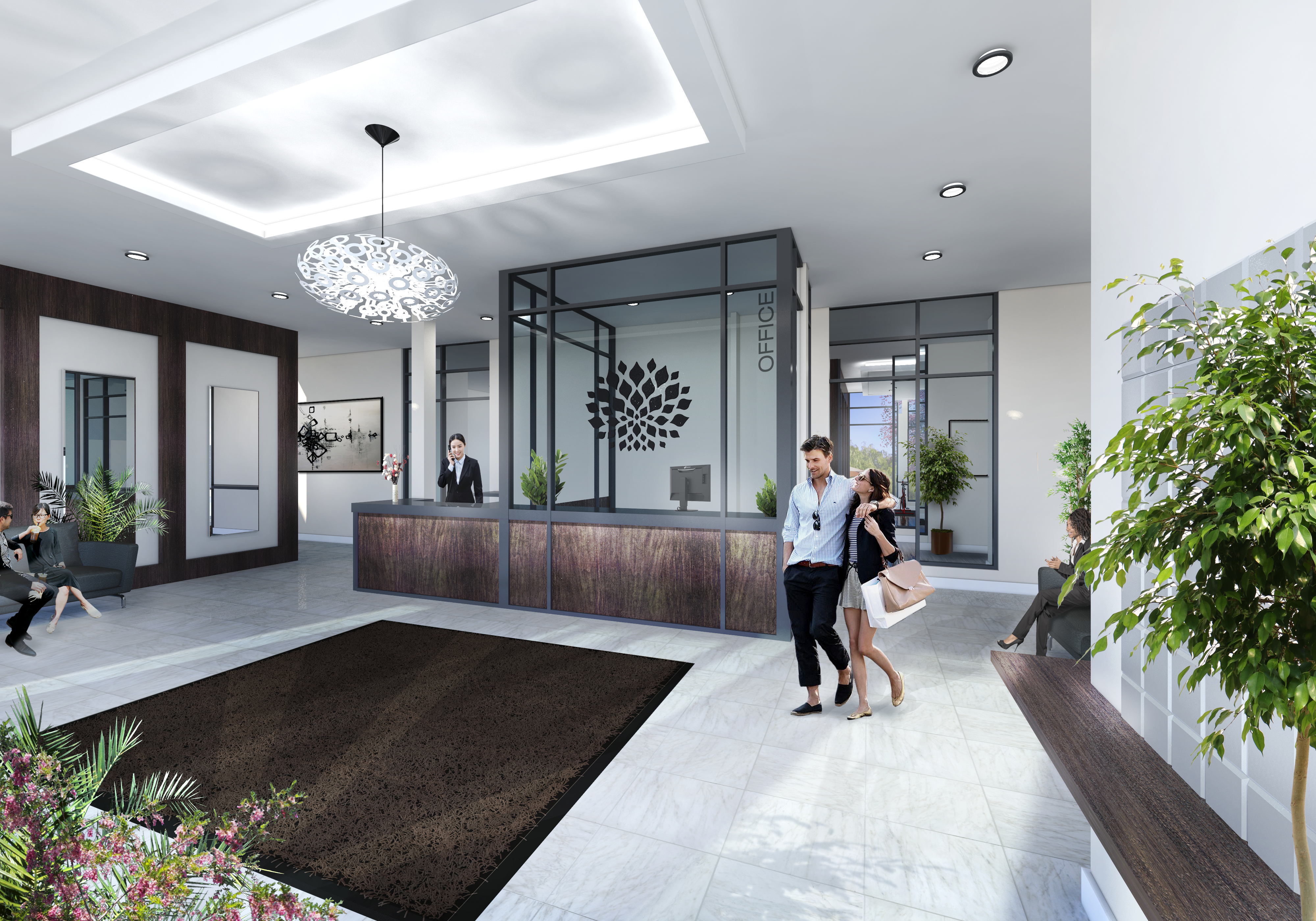 Upper Vista Welland concierge lobby
