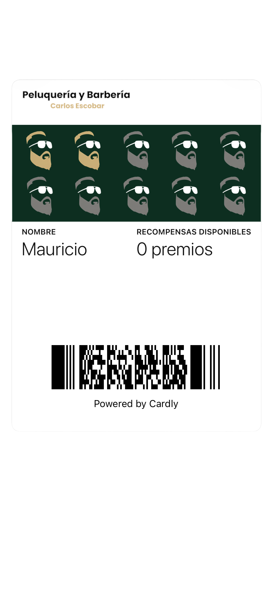 Tarjeta Cardly