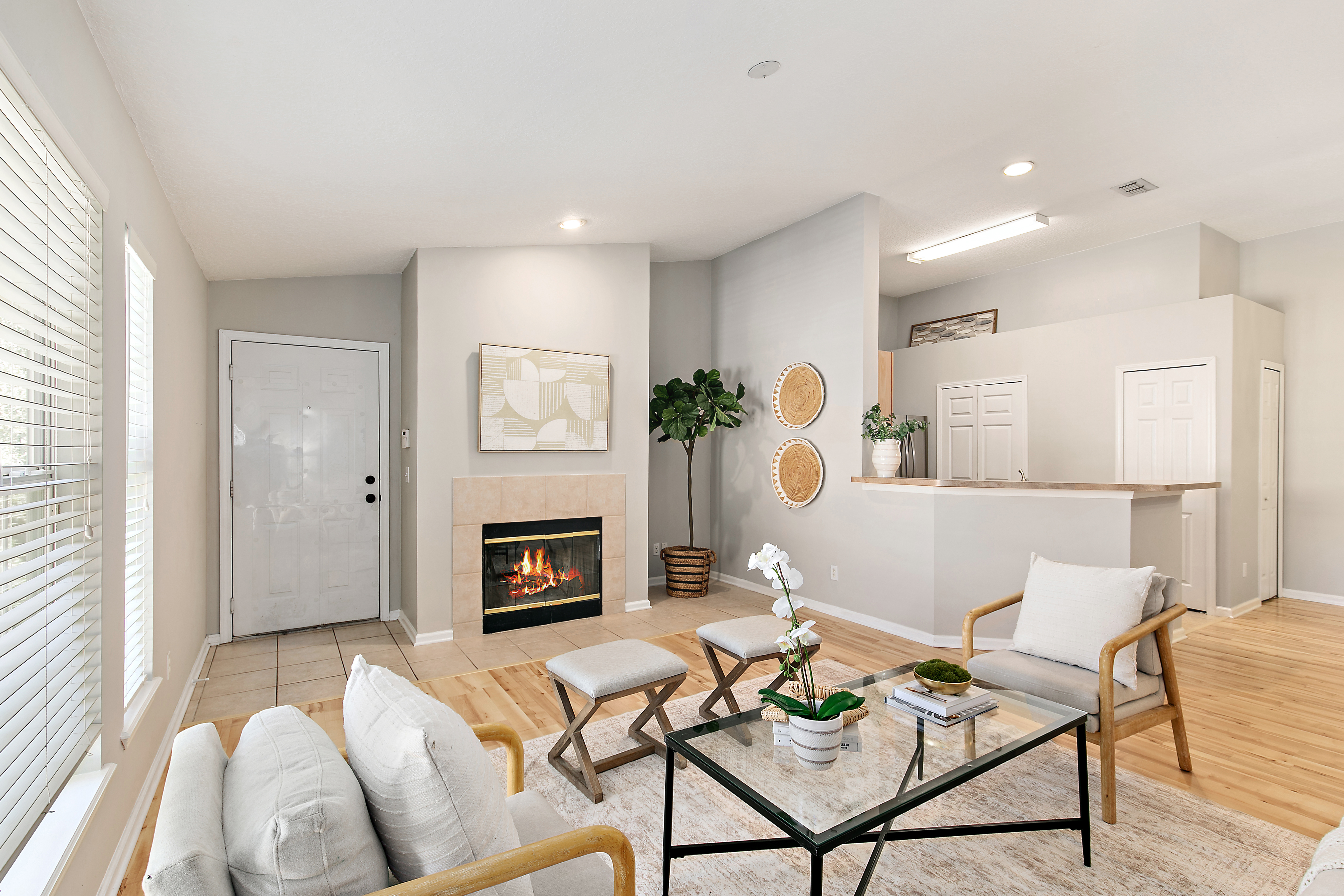 Living Room view in Jacksonville Beach condo for sale