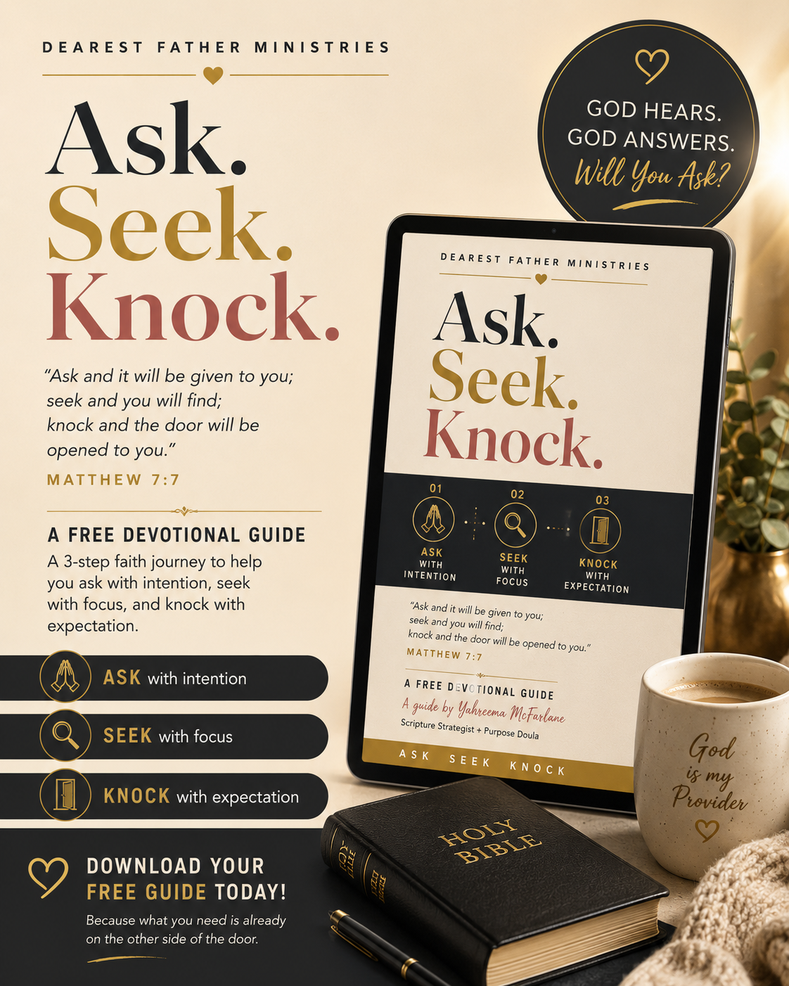 Ask. Seek. Knock. Free Devotional Guide