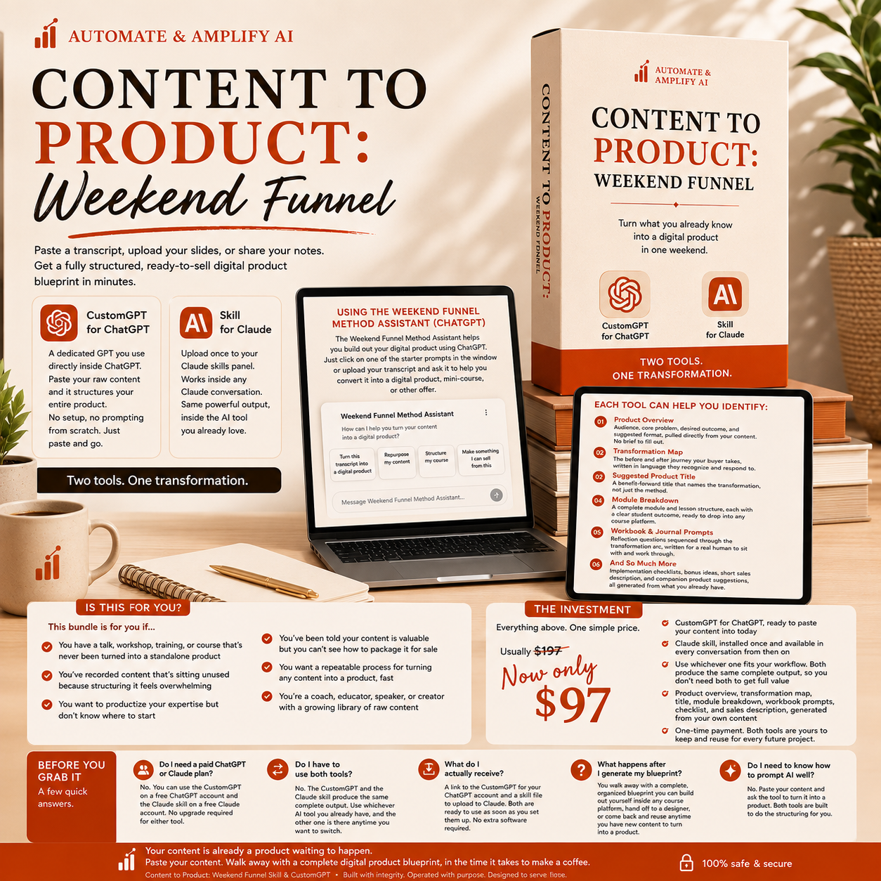 Content to Product tripwire