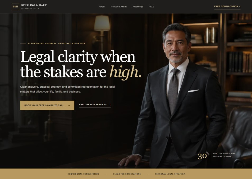 Sterling & Hart Attorneys at Law, Funnels