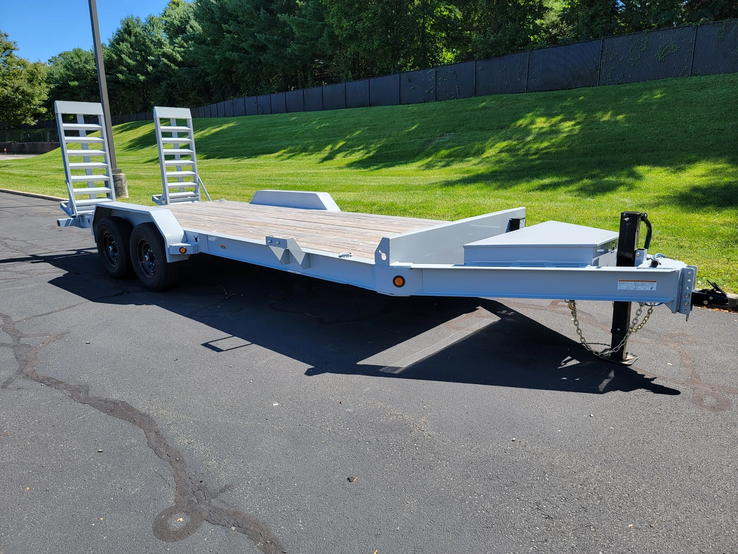 Equipment hauler trailer rental at Forward Motion Rentals in Rocky Hill, CT
