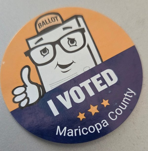 DeDe's Maricopa County I Voted sticker