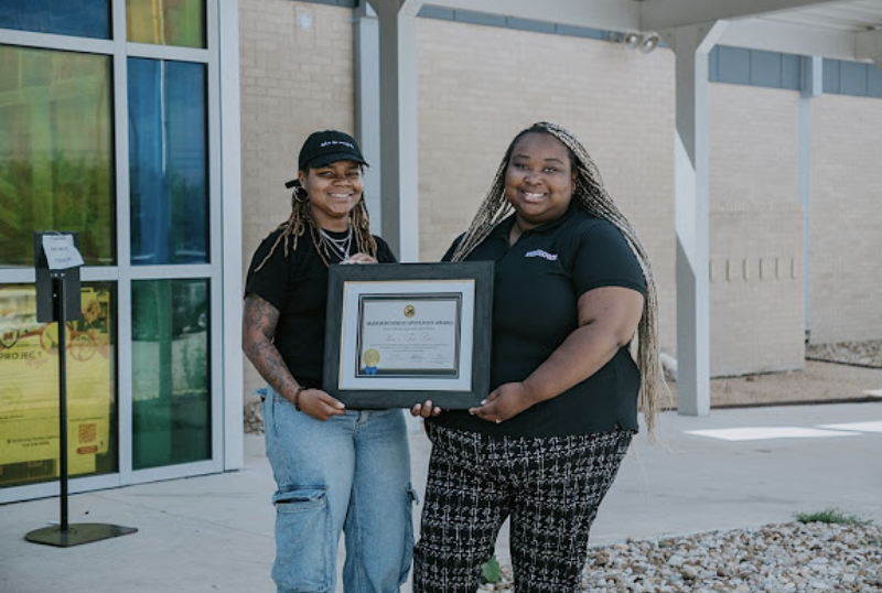 Kae’s Tax Pros Manor Business Spotlight recognition