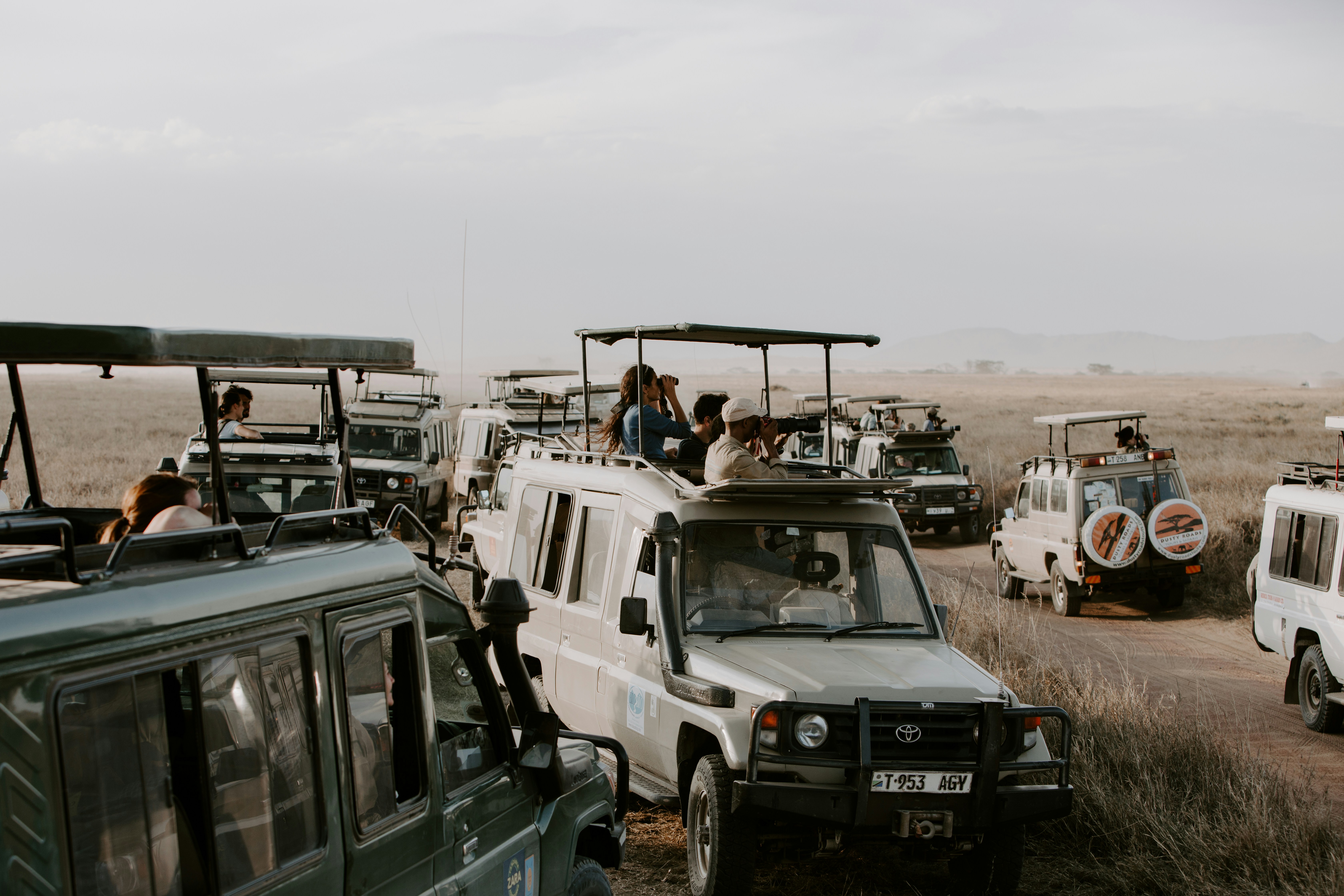 limiting number of vehicles for safari