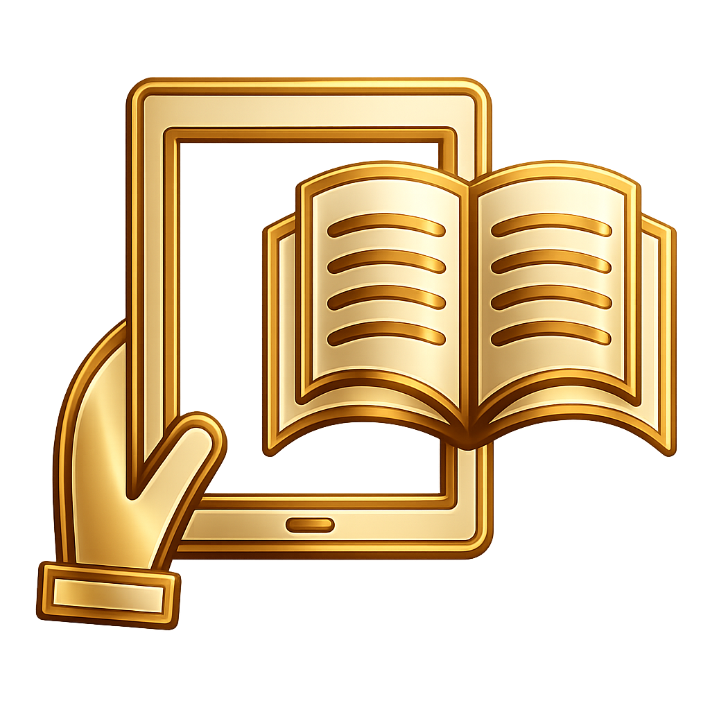 Digital book icon