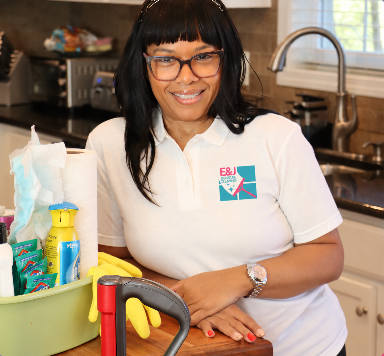 Erika Hiraldo, owner of E&J Signature Cleaning in Spring Lake, NC