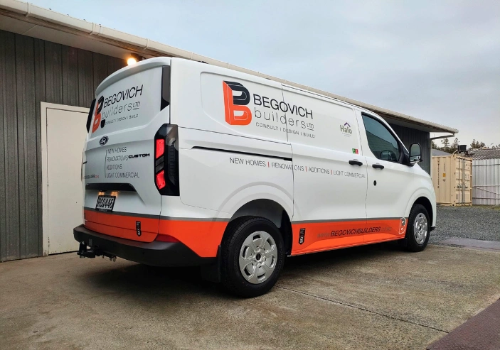 Branded cvan graphics professionally installed by Tonz Signs & Graphics